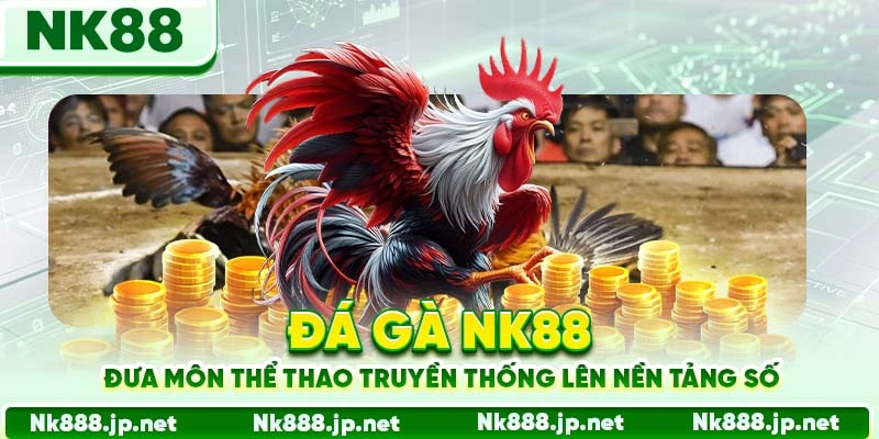 Đá gà Nk88 đưa môn thể thao truyền thống lên nền tảng số